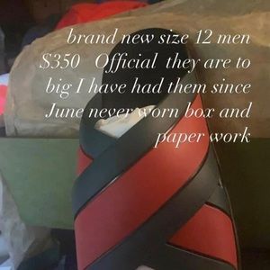 Gucci rubber sandals